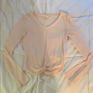 pink long sleeve